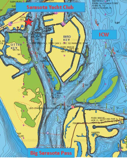 sarasota yacht club marina map